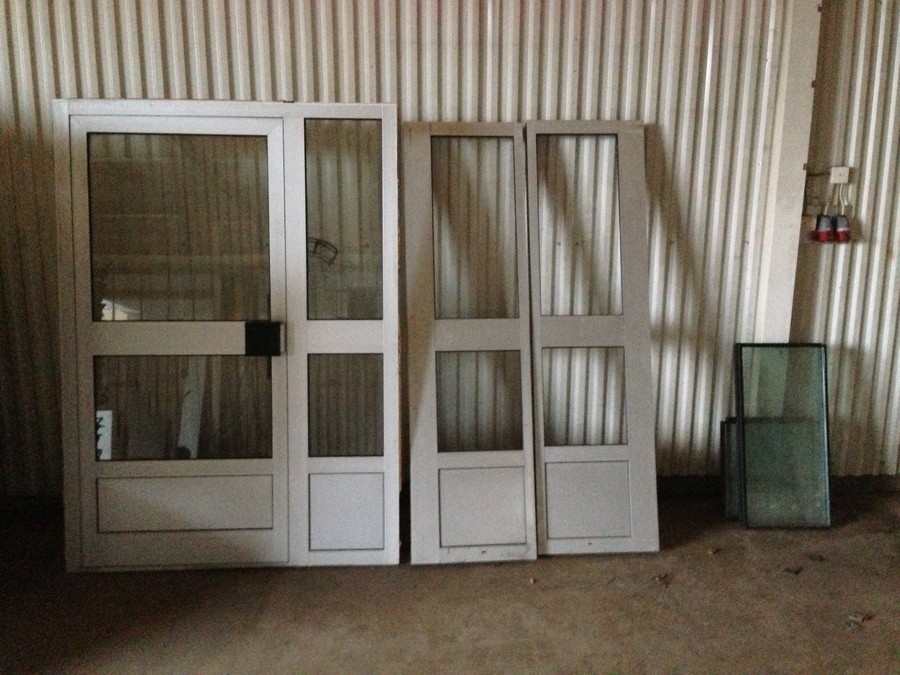 Aluminiumparti / aluminiumdörrar
