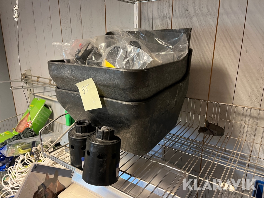 Vattenkopp med flottör och Hudson-filter 2st