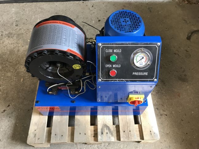 Hydraulisk slangpress, kap och skalare