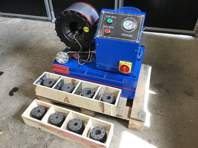 Hydraulisk slangpress, kap och skalare