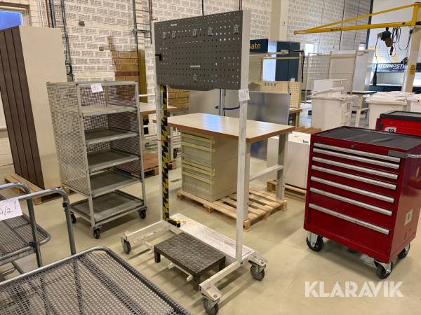 Verktygstavla på hjul