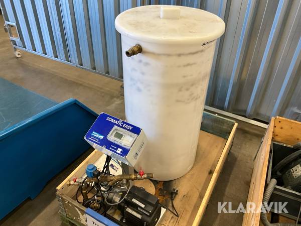 Tryckhållningspump Soma Therm med kärl, för värmepannor
