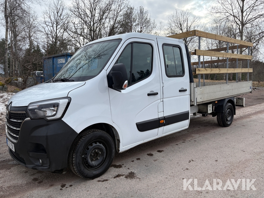 Flakbil / pickup Renault Master chassi cab