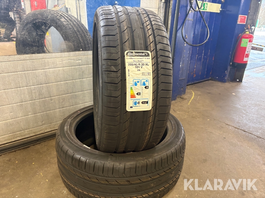 Sommardäck Continental ContiSportContact 255/40R20 2 st
