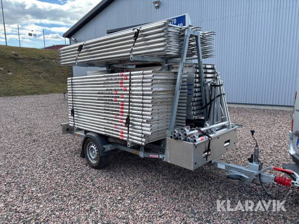 Ställningssläp Altrad/Tysse med Altrad ställning