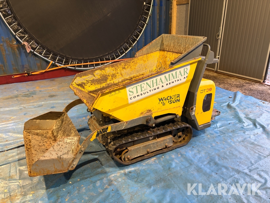 Självlastande minidumper Wacker Neuson DT08D
