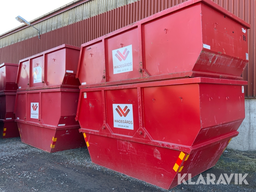 Liftdumpercontainer Nordcon SCLO 10 10m3 /4st