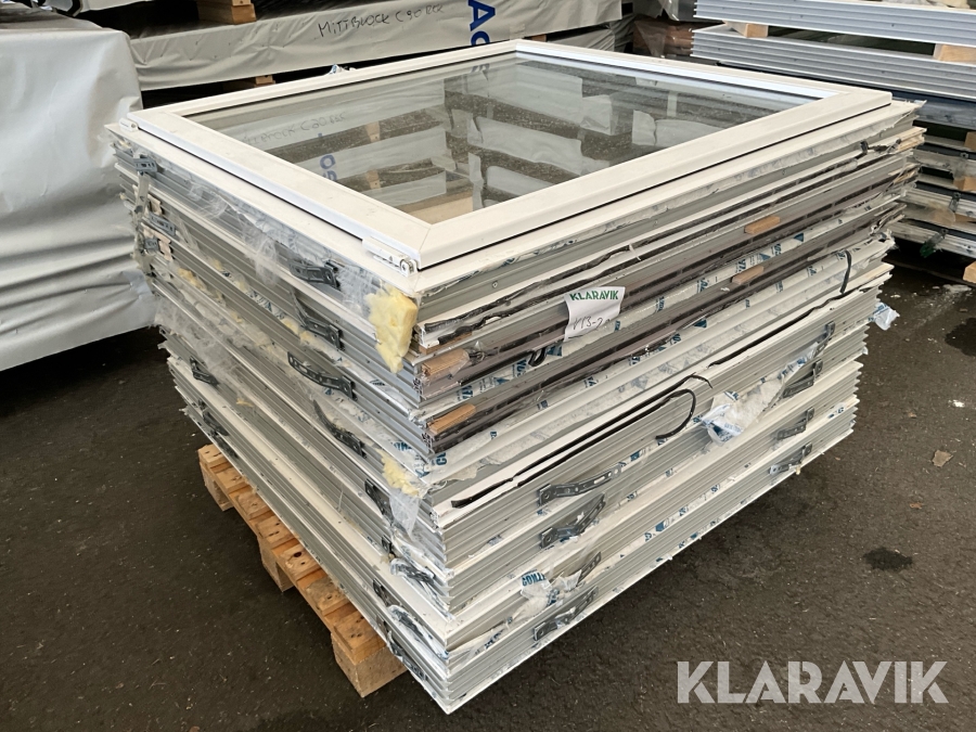 Plastfönster 8st