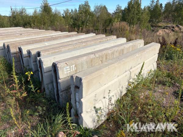 Betongbarriärer 3m 24st Gunnar prefab GPLINK