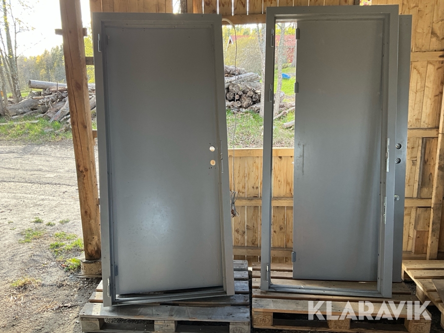 Ståldörrar Daloc S10 3st