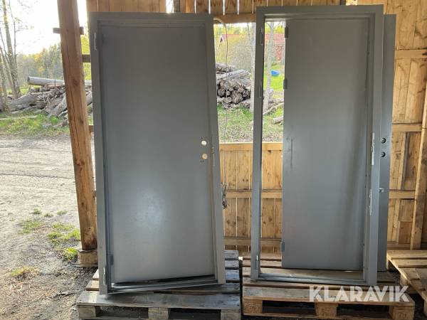 Ståldörrar Daloc S10 3st