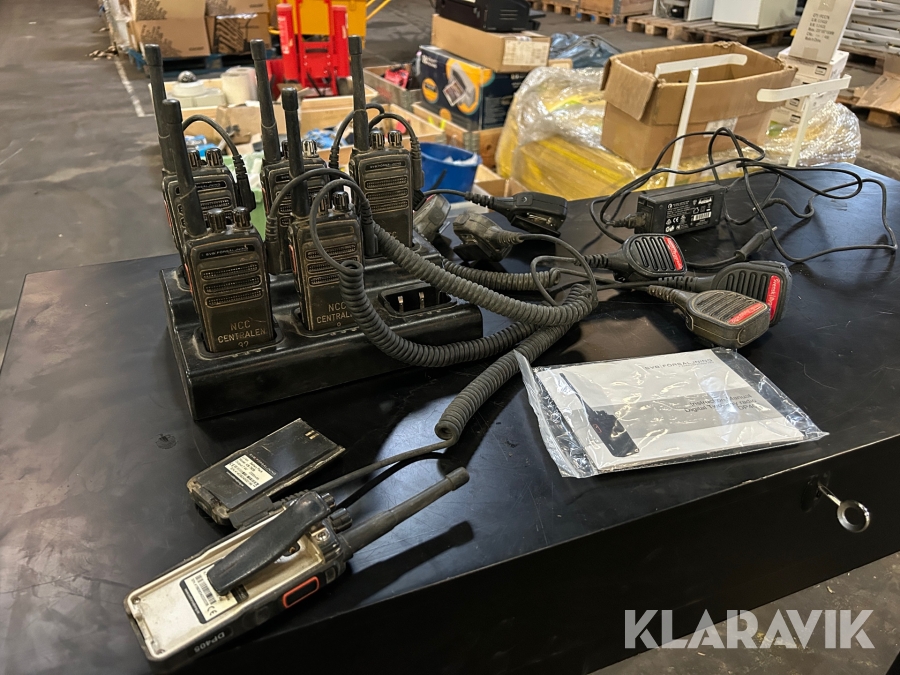 Komradio / walkie talkie Kirisun DP405 6 st