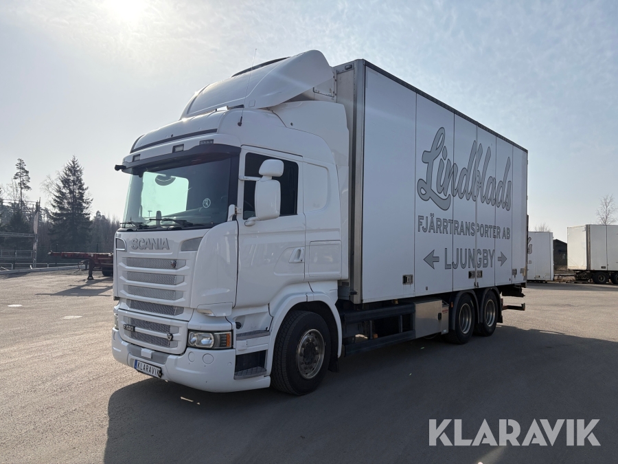 Lastbil Scania R520 med kylaggregat