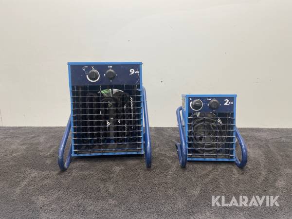 Varmluftsfläktar El-Björn VF9B, VF21A