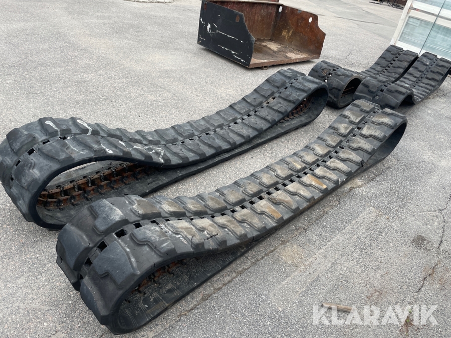 Gummilarver 450x83,5x74 för grävmaskin