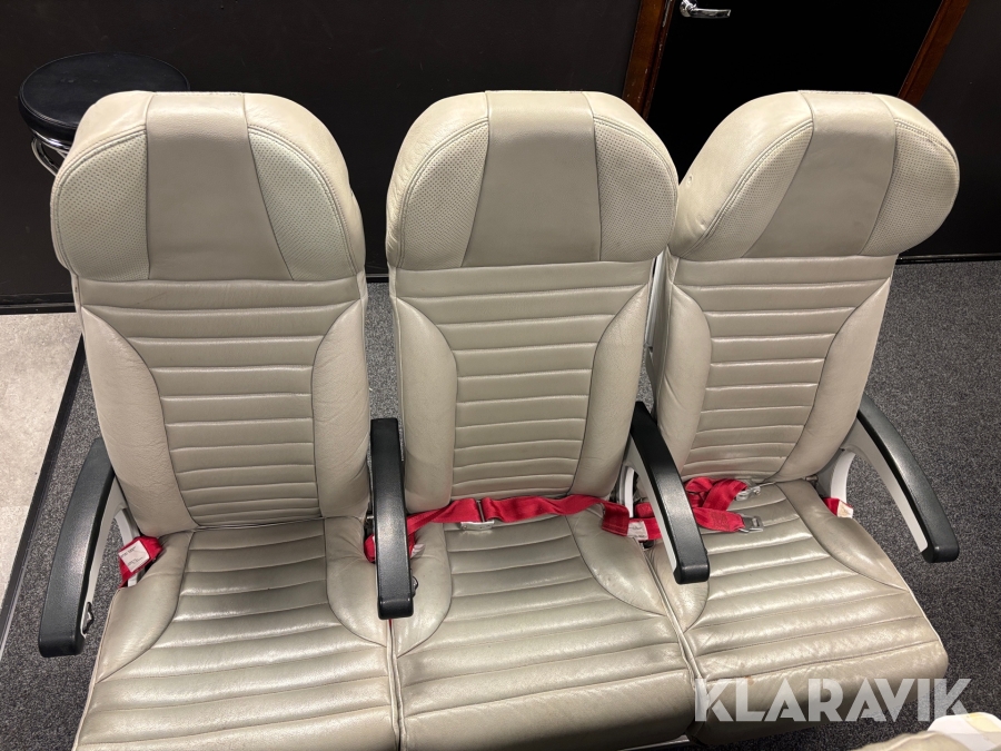 Flygplansstolar 3 st
