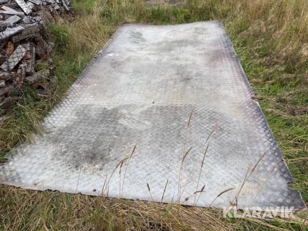 Aluminumdurk ca 5,1 x 2,38 m 1 st