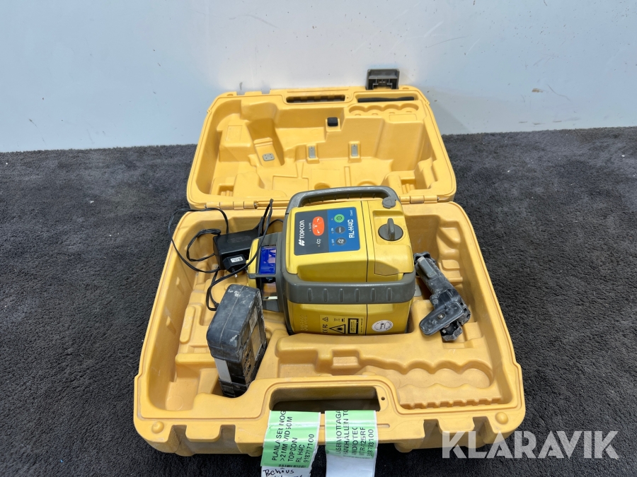 Planlaser & lasermottagare Topcon, Androtec RLH4C, MTR-125RF