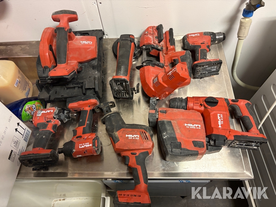 Vertygskit Hilti med batteri och laddare