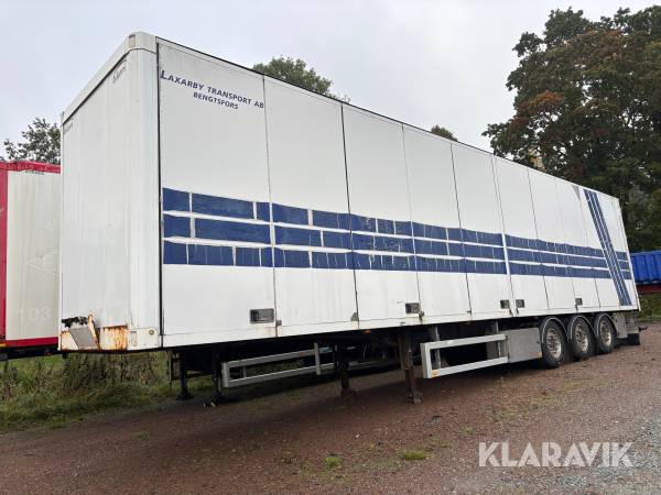 Skåptrailer med öppningsbarsida ekeri VA