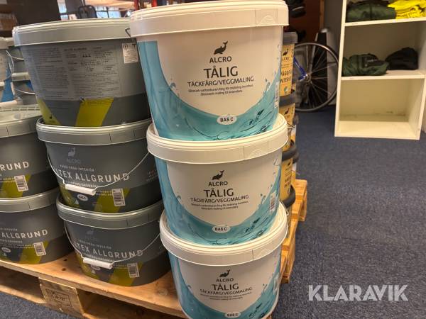 Målarfärg Alcro Tålig täckfärg Bas C 27L