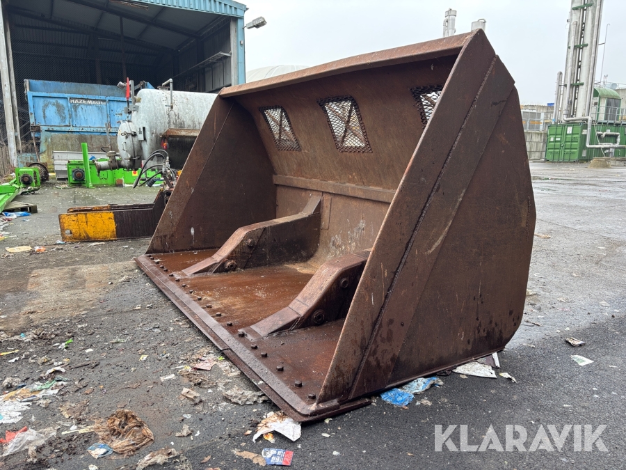 Högtippskopa 7 m3 - fäste Stora BM