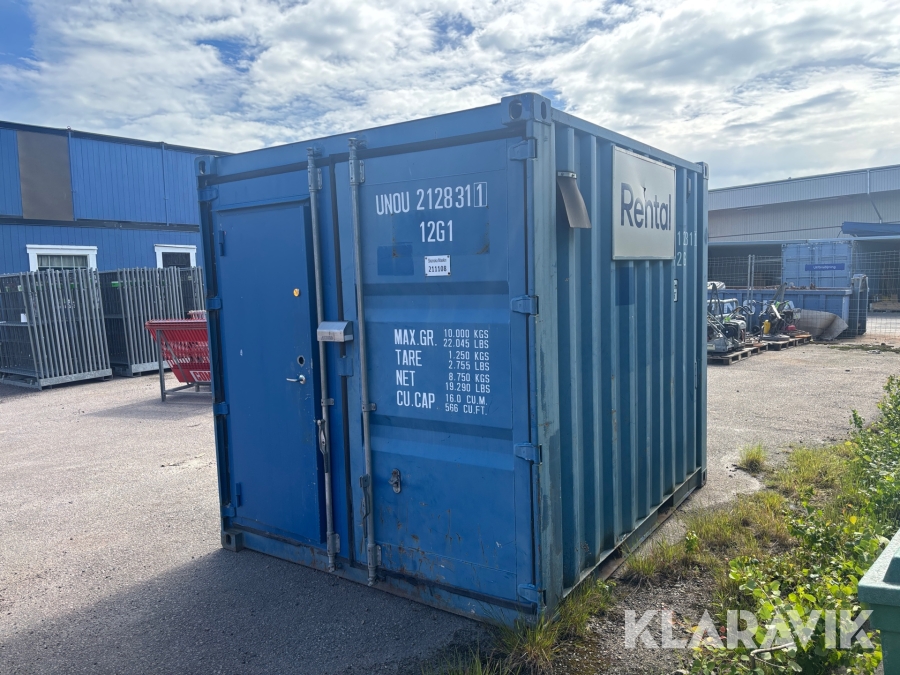 Container 10fot med gångdörr NCR