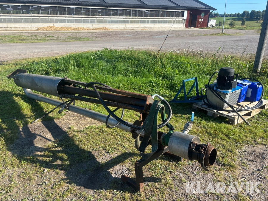 Gödselpump Sahlström -komplett med hydraulaggregat