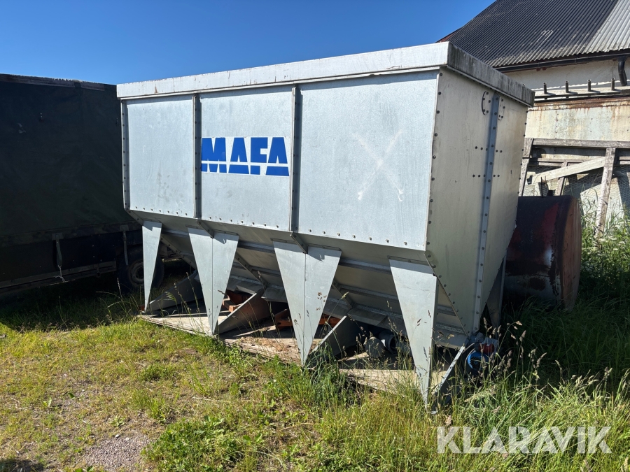 Pelletscontainer Mafa BS30 med motor & skruv