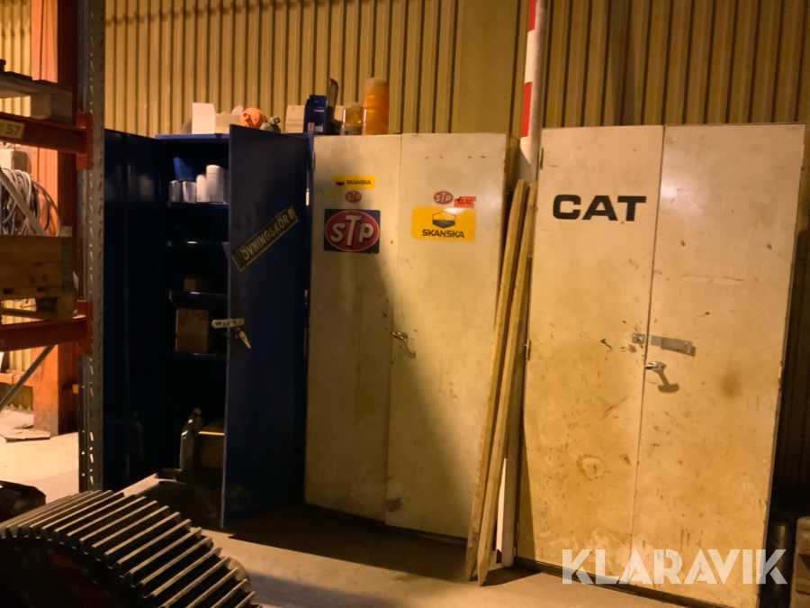 Verkstadsskåp 3st