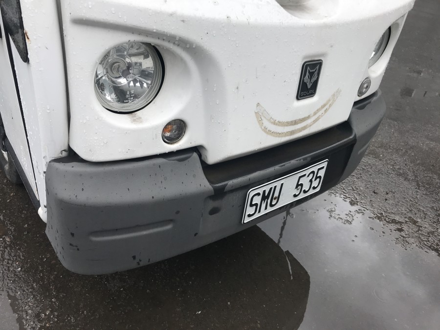 Elbil med flak Goupil G3-2L