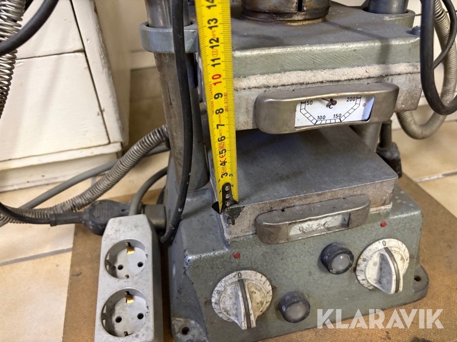 Vulkaniseringspress Jumo & KWS 140 2st