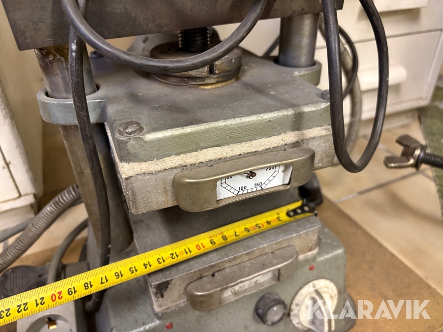 Vulkaniseringspress Jumo & KWS 140 2st