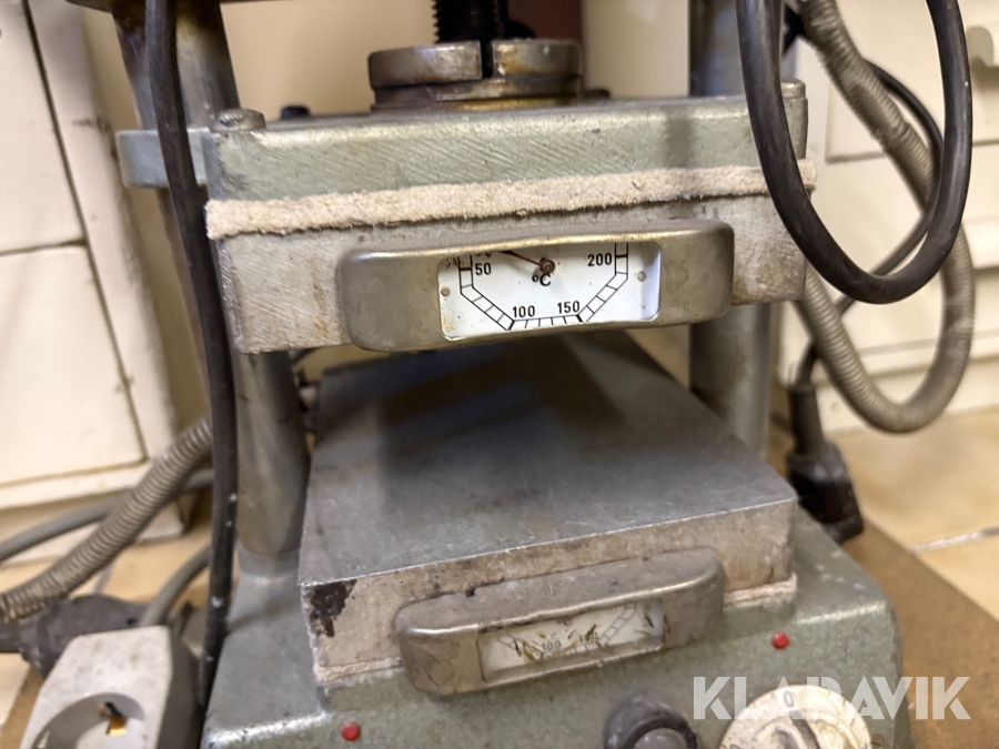 Vulkaniseringspress Jumo & KWS 140 2st