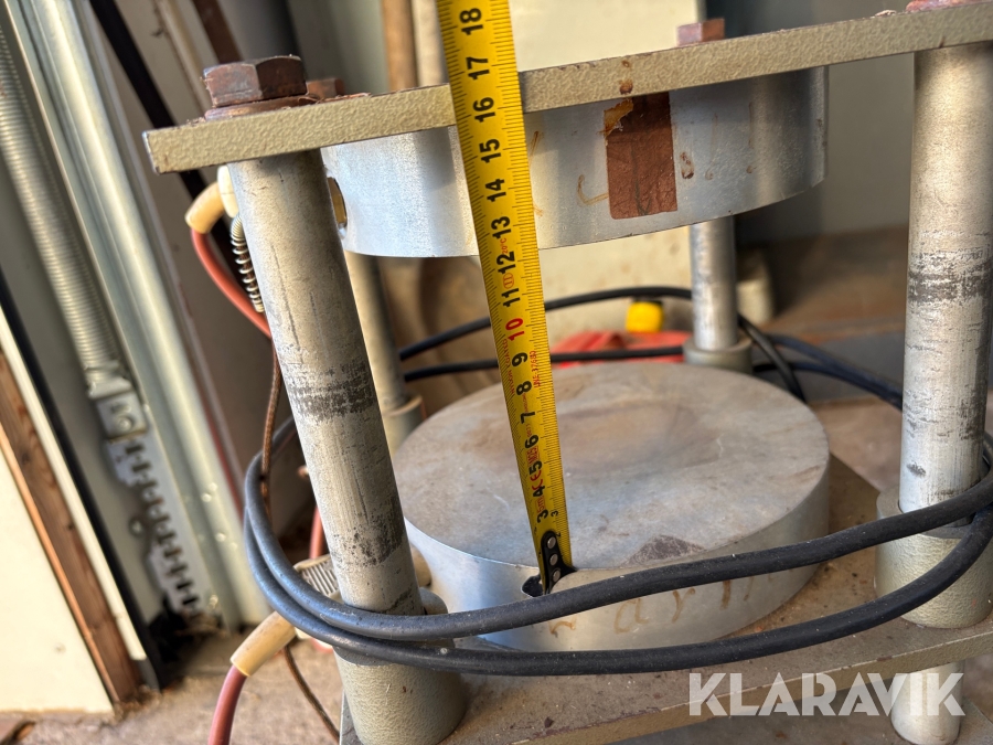 Vulkaniseringspress Jumo & KWS 140 2st