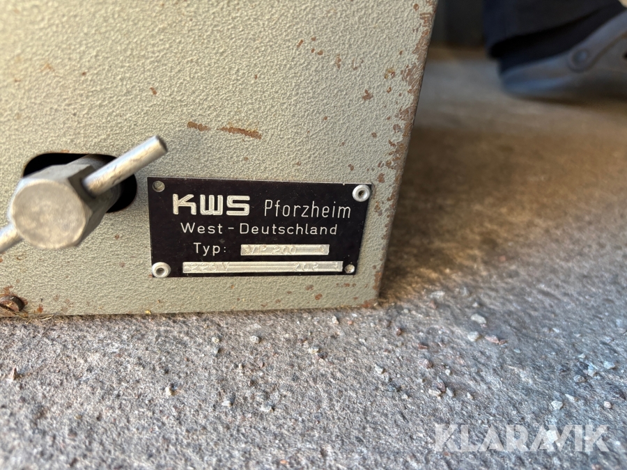 Vulkaniseringspress Jumo & KWS 140 2st