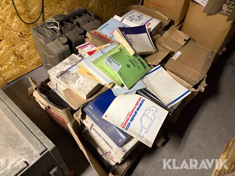 Instruktionsböcker och manualer fordon 1st pall