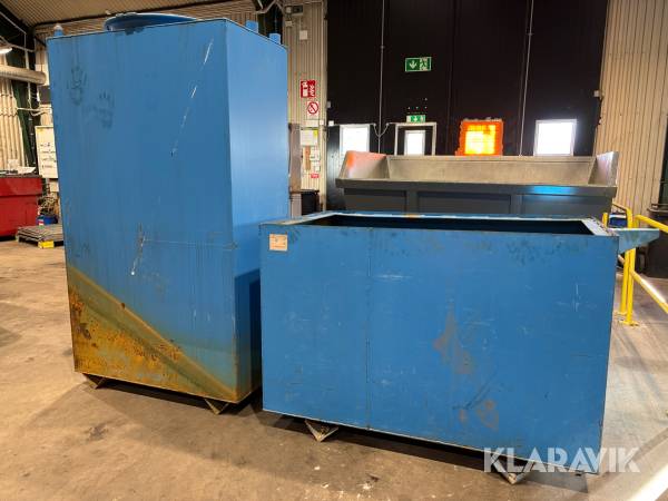 Spilloljetank med invallning Husqvarna