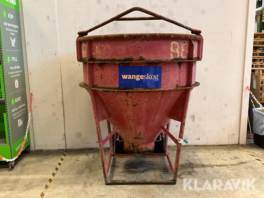 Valv bask / betongbasker