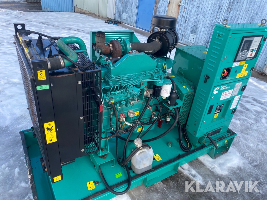 Elverk Cummins Power Generation 110 kVA C110D5, Fagersta, Kl