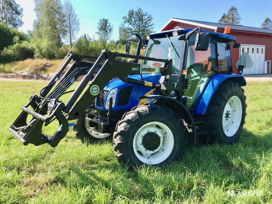Traktor med lastare New Holland TL 90 A