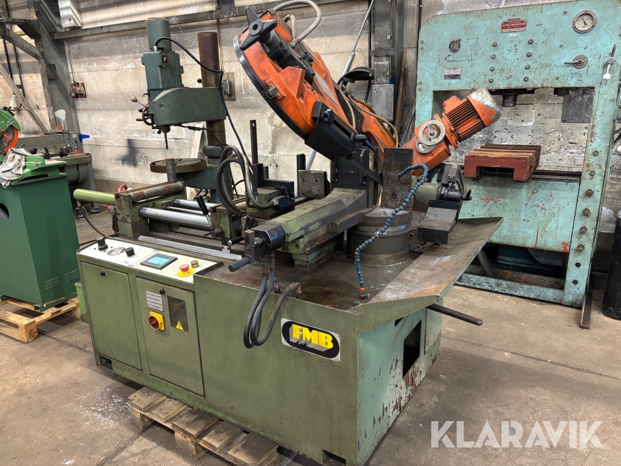 Metallbandsåg kallsåg F.M.B 240 AVD CNC-Styrd