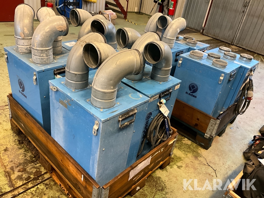 Varmluftsfläkt El-Björn TF 9 EL 400 V 8st