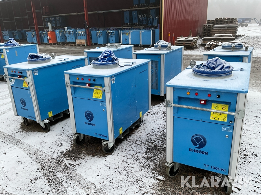 Hetvattenfläktar 6st El-Björn TF 199HWI
