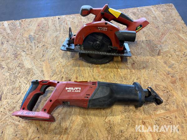 Cirkelsåg 1 st, Tigersåg 1 st Hilti SCW-22A / SR4-A22