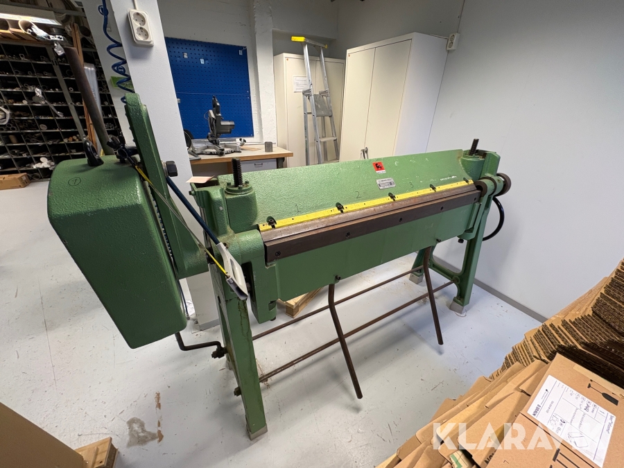 Bockningsmaskin VSZ Unicorn Tornala XO 1300/2.5.