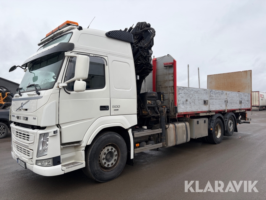Kranbil Volvo FM 500 6 X 2 med snabblås
