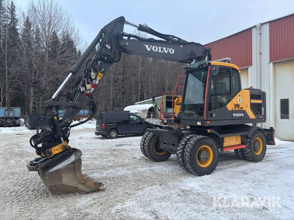 Grävmaskin Volvo EW160E med skopa