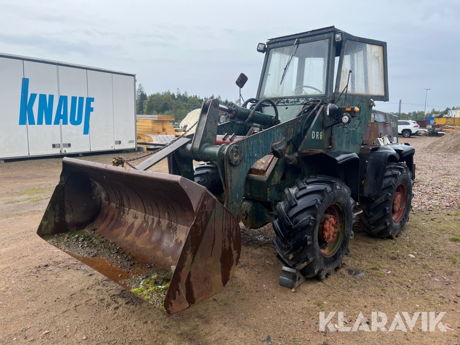 Hjullastare Hanomag B6 med skopa