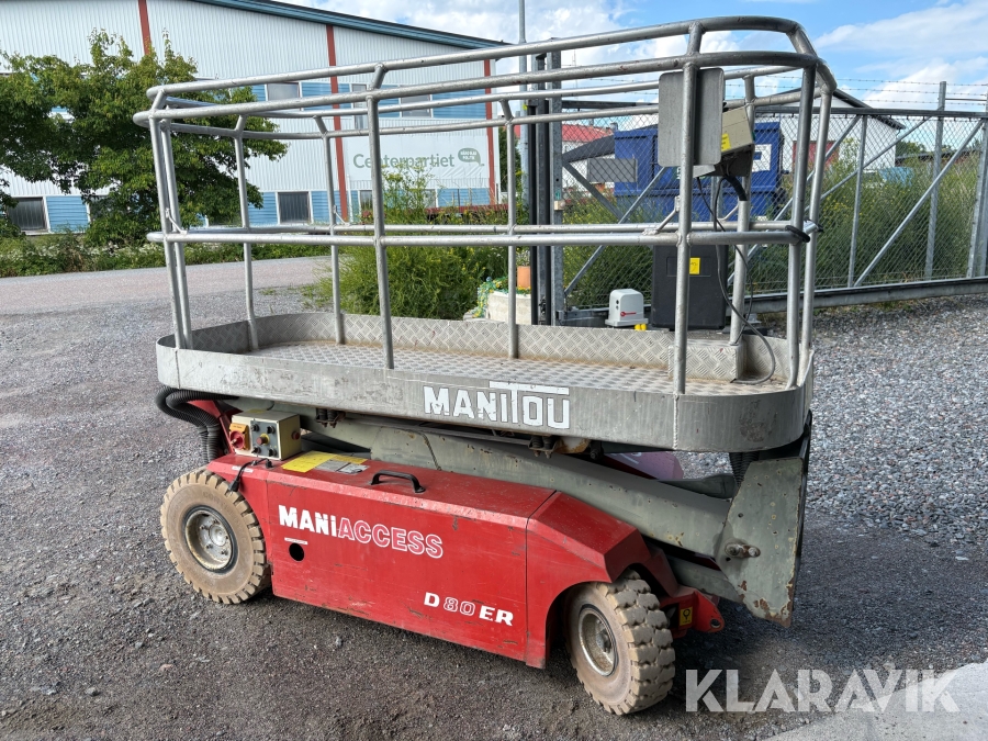Saxlift Manitou D80 ER med vridbar korg